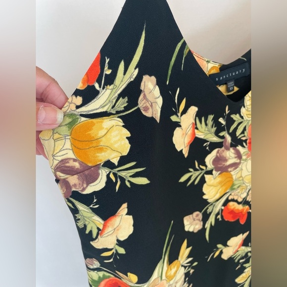 Sanctuary Floral spaghetti Printed Mini Slip Dress size xs - Picture 7 of 9